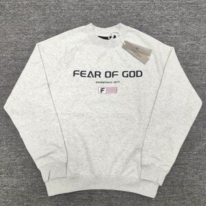 ESSENTIALS Fear Of God White Sweatshirts